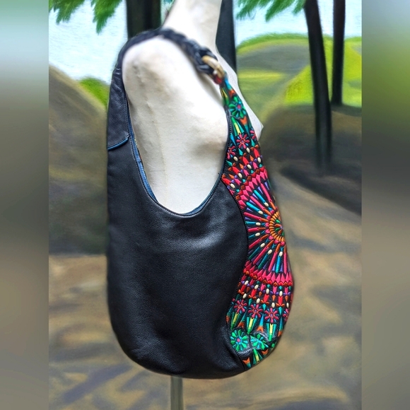Isabella Fiore Mosaic 'Leila' Hobo Handbag - Picture 1 of 16